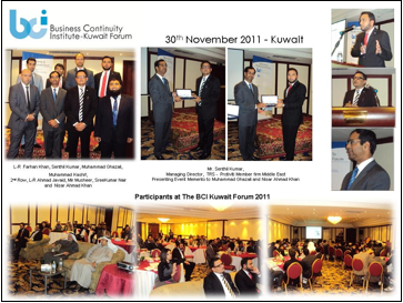 Business Continuity Forum Meeting Kuwait 